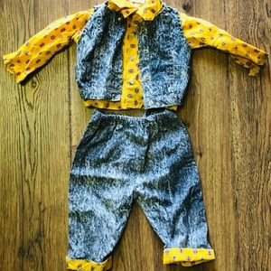 Kids denim outfit